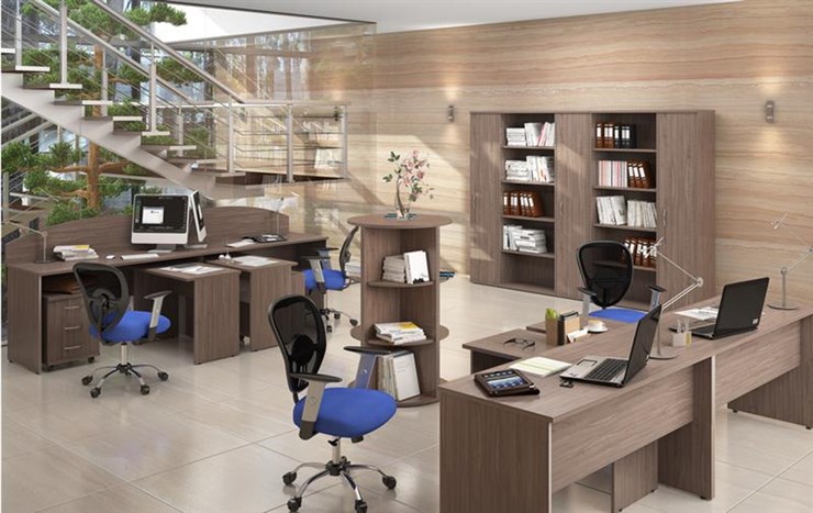 Комплект офисной мебели IMAGO четыре рабочих места, стол для переговоров в Тюмени - изображение 6